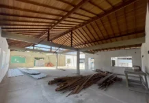 Primeira academia climatizada em Búzios está sendo construída na Praça Zé Paraíba no bairro Cem Braças