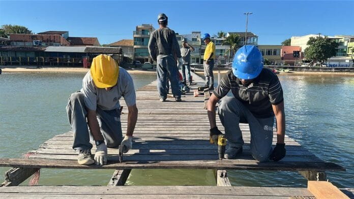 Recuperação do Píer da Boca da Barra leva acessibilidade segurança e cuidado a um dos pontos mais visitados da Cidade Foto Alexandre Leite