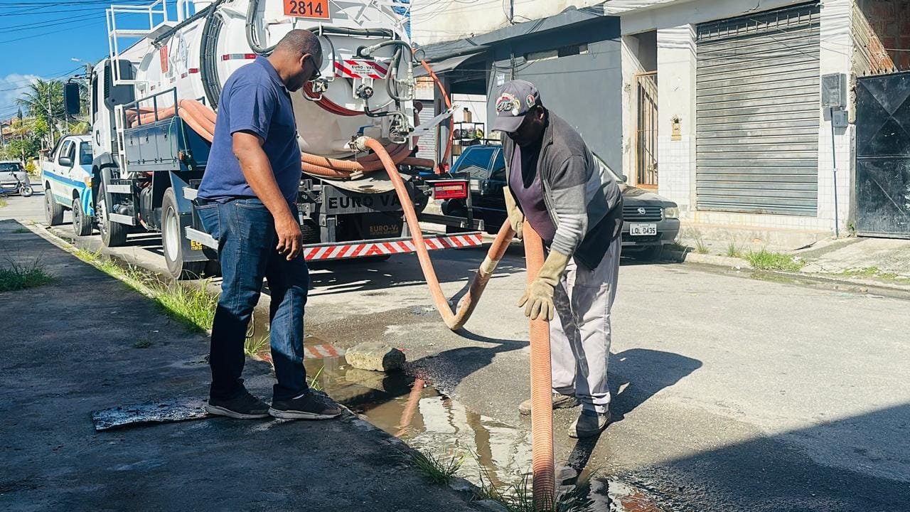 Trabalho permanente do SAAE é essencial para proteger a saude publica e o meio ambiente Foto Alexandre Leite