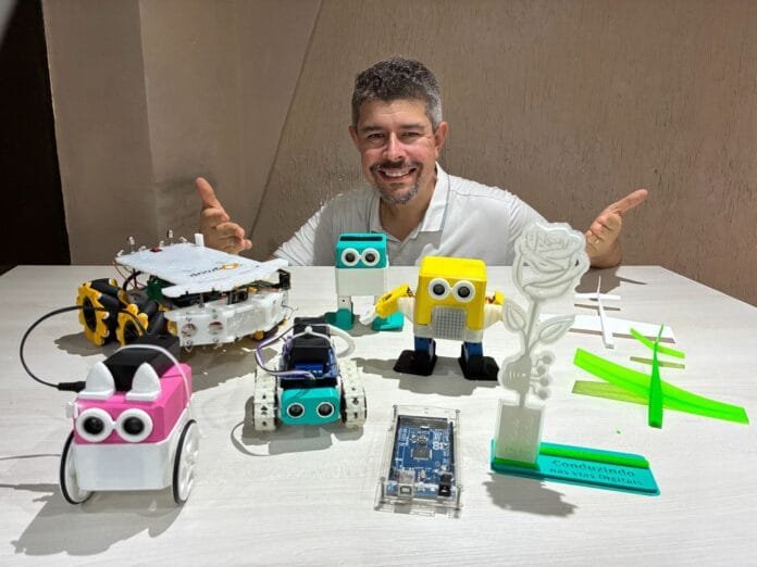 “Evento tecnológico em Cabo Frio com robôs e impressão 3D