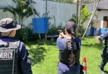 Guardas municipais de Rio das Ostras participam de curso sobre uso de armas não letais Treinamento de guardas municipais sobre equipamentos de segurança não letais em Rio das Ostras.