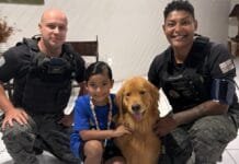 Afeto que transforma: cadela do GOC emociona criança autista em festa de aniversário na Região dos Lagos Entre sorrisos e abraços, Nicolas vive um momento de conexão e acolhimento ao lado de Bonnie, a cadela do GOC de Arraial do Cabo, acompanhada pelos agentes da equipe.