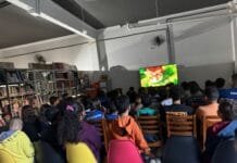 Biblioteca de Barra de São João promove manhã de leitura e cinema para crianças Os alunos aproveitaram uma manhã divertida de cine + leitura na Biblioteca Carlos Drummond de Andrade.