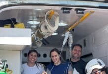 Recém-nascido prematuro é transferido de helicóptero de Arraial do Cabo para Niterói