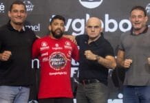 Jungle Fight coloca Macaé em destaque no cenário nacional do MMA Foto do Max Alves, que vence a luta, Macaé entra no circuito dos grandes eventos de MMA com edição histórica do Jungle Fight .