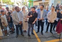 Macaé inaugura Escola do Servidor para fortalecer a qualidade do serviço público Foto de autoridades presentes na inauguração