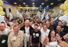 Dr. Lucas lança candidatura a deputado estadual em Macaé O prefeito Welbert Rezende marcou presença no lançamento e acompanhou o encontro político ao lado de lideranças da região.