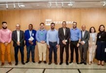 Macaé pode sediar primeira Faculdade Marítima do Brasil a partir de 2027 Encontro na sede da Petrobras, em Imbetiba, reuniu representantes do município, da estatal e do Imapor para avaliar possibilidades de parceria voltadas à formação de profissionais para os setores marítimo, portuário, naval e de comércio exterior. Foto: Moisés Bruno