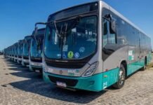 Macaé terá transporte público gratuito nos dias de votação das Eleições 2026 Ônibus do transporte público de Macaé durante as Eleições Gerais de 2026.