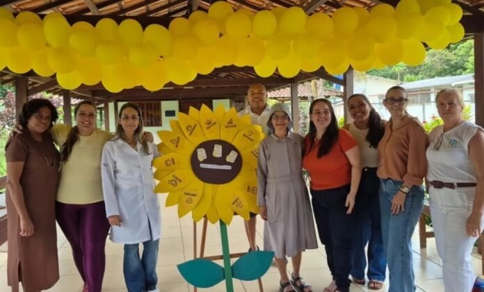 Idosos da Casa dos Velhinhos participam de ação do Setembro Amarelo em Casimiro de Abreu